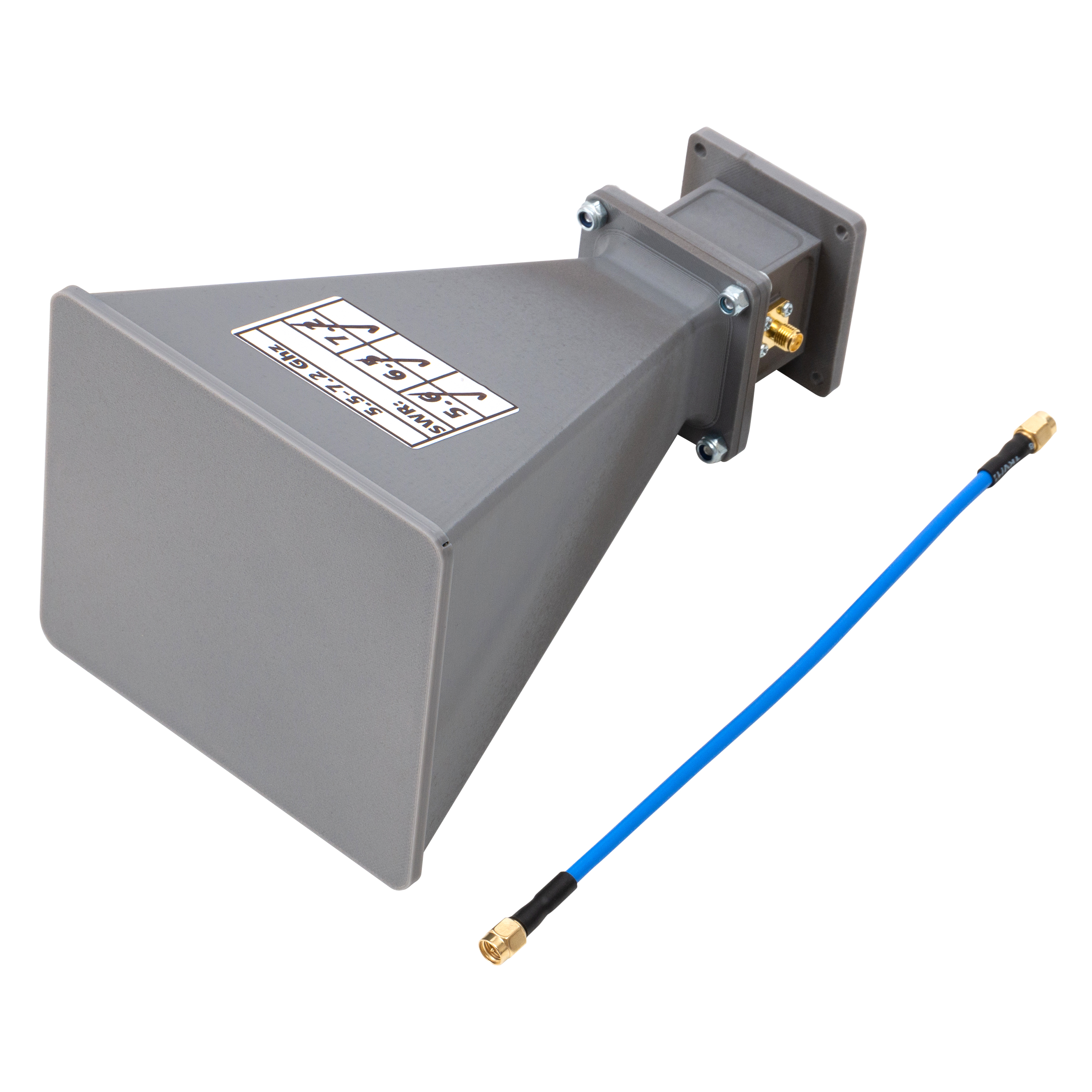 Антена для дрона RavLink Рупор 5.5-7.2 GHz 16 dBi SMA RHCP (RUPOR 5.5-7.2 16DBI)